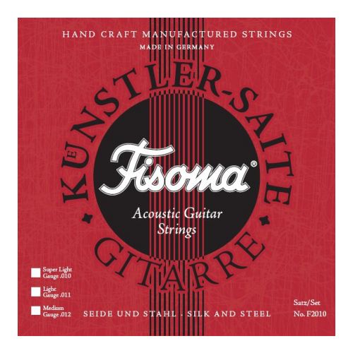 Corzi chitara acustica Fisoma Silver Kunstler .011